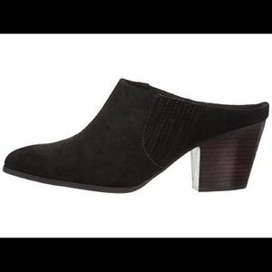 Bella Vita Black Suede Eden Mules